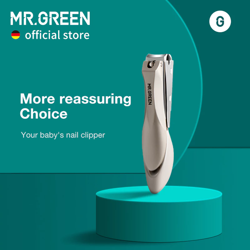 Mr.green กรรไกรตัดเล็บ เพื่อความปลอดภัย สําหรับเด็กแรกเกิด