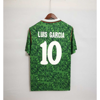 เสื้อกีฬาแขนสั้น ลายทีมชาติฟุตบอล Mexico SANCHEZ LUIS GARCIA 1994 ชุดเหย้า สไตล์เรโทร คุณภาพสูง