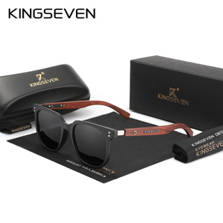 Kingseven แว่นตากันแดด เลนส์โพลาไรซ์ UV400 ป้องกันรังสียูวี400 แฟชั่นเรโทร สําหรับผู้ชาย ผู้หญิง 5528