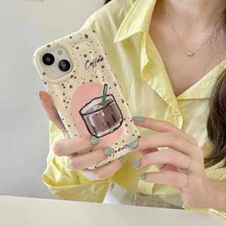 เคสโทรศัพท์มือถือแบบนิ่ม Tpu ลายแก้วกาแฟ สําหรับ iPhone 12promax 13promax 12Pro 14 14promax 14pro 11