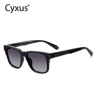 Cyxus TR90 แว่นตากันแดด โพลาไรซ์ กันลื่น น้ําหนักเบา ป้องกันรังสียูวี 400 สําหรับผู้หญิง และผู้ชาย 1064