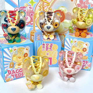 【ของแท้】ชุดกล่องสุ่ม ตุ๊กตาฟิกเกอร์ Raggedy Teddy Todays Signature Series 12 ชิ้น