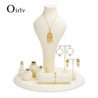 Oirlv ชุดหุ่นโชว์เครื่องประดับ สร้อยคอ แหวน สร้อยข้อมือ ต่างหู 3 สี TT090 TT091 TT092