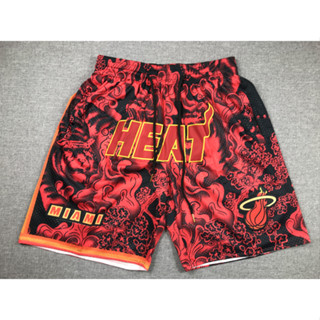 2023 nba Miami Heat red pockets limited basketball shorts