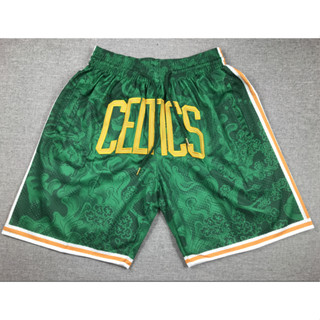 2023 nba Boston Celtics green pockets limited basketball shorts