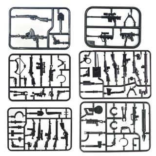 บล็อกตัวต่อฟิกเกอร์ทหาร MOC ขนาดเล็ก อุปกรณ์เสริม สําหรับของขวัญ