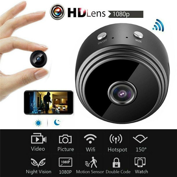 Oria 150° กล้องวงจรปิดรักษาความปลอดภัย HD 1080P มองเห็นที่มืด ขนาด A9 สําหรับเล่นกีฬากลางแจ้ง