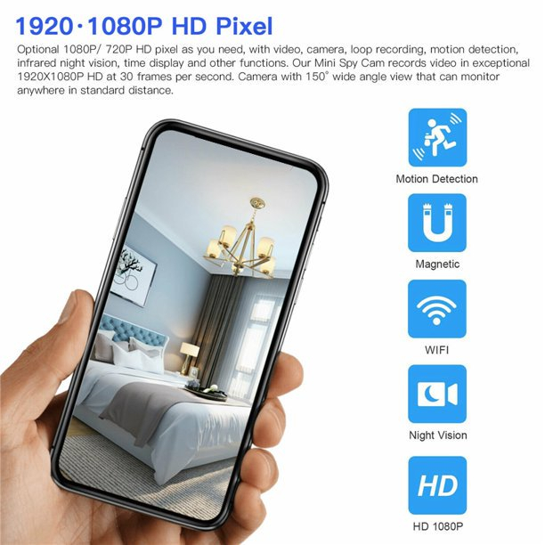 Oria 150° กล้องวงจรปิดรักษาความปลอดภัย HD 1080P มองเห็นที่มืด ขนาด A9 สําหรับเล่นกีฬากลางแจ้ง
