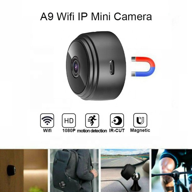 Oria 150° กล้องวงจรปิดรักษาความปลอดภัย HD 1080P มองเห็นที่มืด ขนาด A9 สําหรับเล่นกีฬากลางแจ้ง
