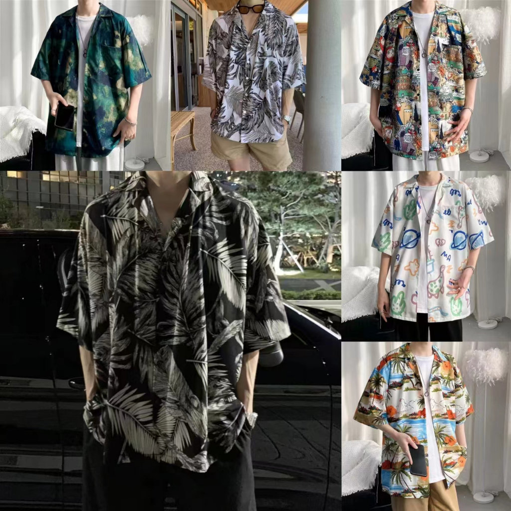 เสื้อฮาวาย เสื้อเชิ้ตผู้ชาย รุ่น 1302