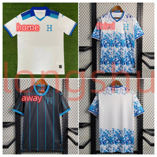 เสื้อกีฬาแขนสั้น ลายทีมชาติฟุตบอล Honduras 23-24 ชุดเหย้า ไซซ์ S-XXL