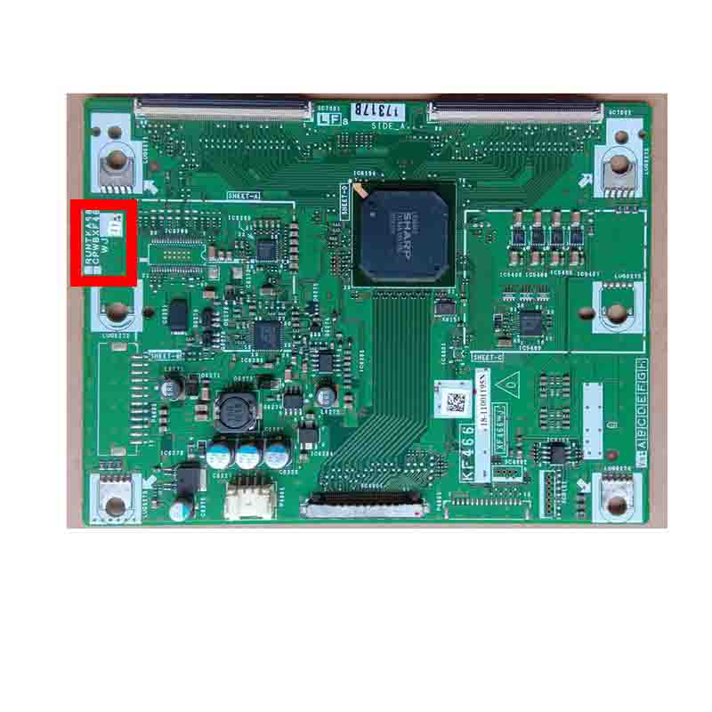 CPWBXF466 WJ08 RUNTKA680 XF466WJ ทีวี Tcon บอร์ด Sharp LC-40LE530M pxa