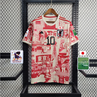 เสื้อกีฬาแขนสั้น ลายทีมชาติญี่ปุ่น Tokyo Special Edition kit S-2XL 23-24