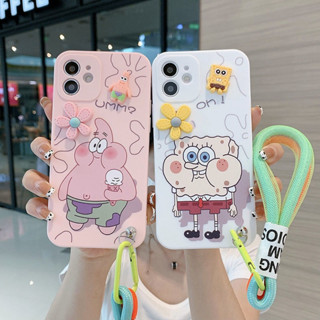 เคสโทรศัพท์มือถือแบบนิ่ม ลายการ์ตูน พร้อมสายคล้องมือ สําหรับ Xioami Mi 13 Lite Poco X5 C5 C50 C55 M5S Redmi 12C A2 A1 11A 9T 10C Note 12 9 7 8 Pro Plus