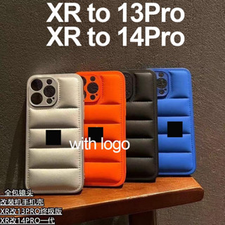 【พร้อมส่ง】เคสโทรศัพท์มือถือ ป้องกันกล้อง ลายโลโก้ DIY สําหรับ XR Body 13 Pro XR to 13 Pro XR Like 14 Pro XR Body 14 Pro