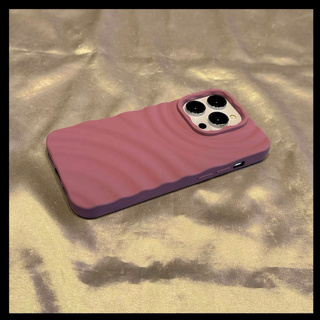 【Water ripples/Soft case/Dark Purple】 เคส compatible for iPhone x xr xs max 11 12 13 14 pro max case