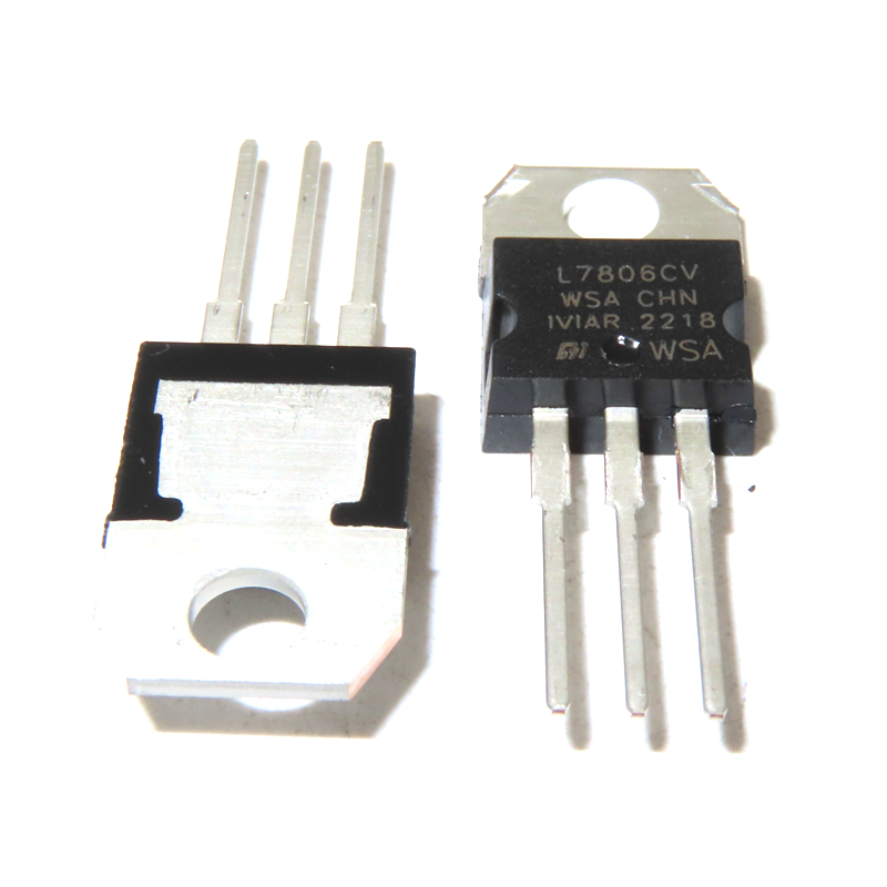 L7806cv เครื่องปรับแรงดันไฟฟ้าสามปลาย 6V TO-220 7806 แผ่นหนา