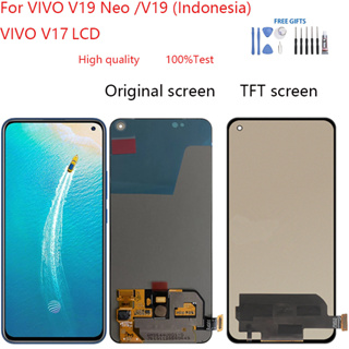 อะไหล่หน้าจอสัมผัสดิจิทัล LCD แบบเปลี่ยน สําหรับ VIVO V19 Neo V19 (Indonesia) VIVO V17