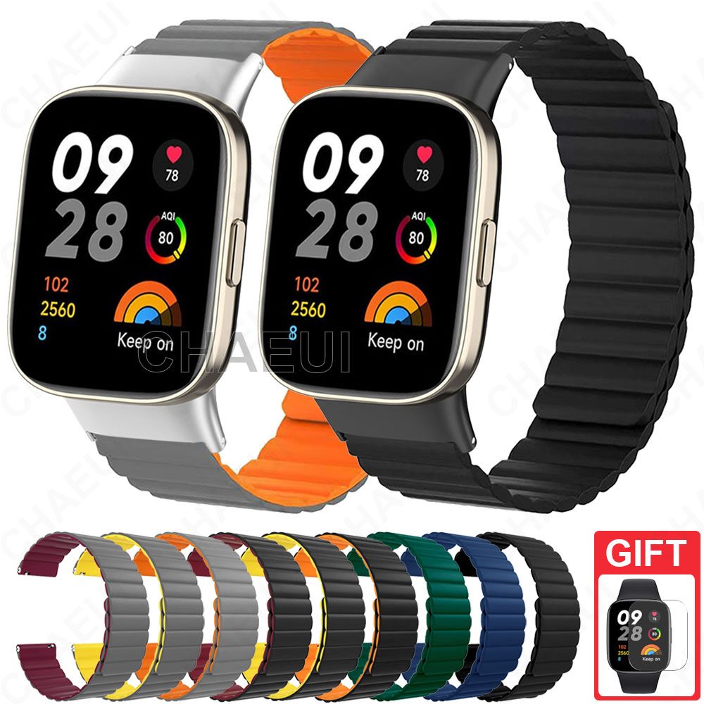 สร้อยข้อมือสายนาฬิกาซิลิโคนสําหรับนาฬิกา Redmi 4 3 Active / Redmi Watch 5 Active Lite