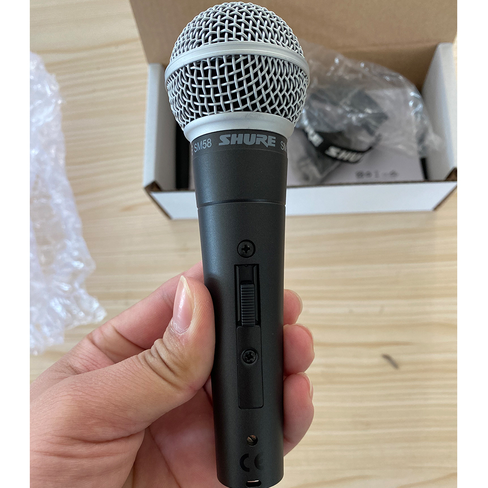 SM58 ไมโครโฟนคลาสสิกสําหรับโบสถ์สตูดิโอ Tiktok ถ่ายทอดสดร้องเพลง
