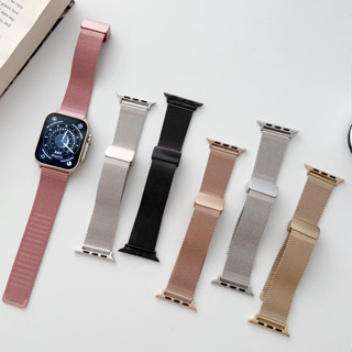 สายนาฬิกาข้อมือสเตนเลส สําหรับ iWatch Series 8 7 Ultra Band 45 มม. 41 มม. 42 มม. 40 มม. 44 มม. Watch Series 3 4 5 SE 6