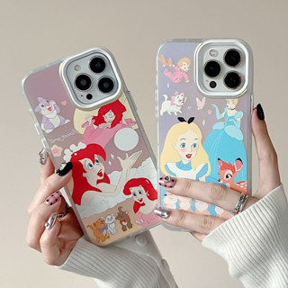 Disney เคสมือถือ แบบแข็ง ลายการ์ตูนเจ้าหญิงอลิซ สําหรับ iPhone 14 Pro max case 13 Pro max 12 Pro max 14 Pro 13 Pro 12 Pro 11 12 13 14 case