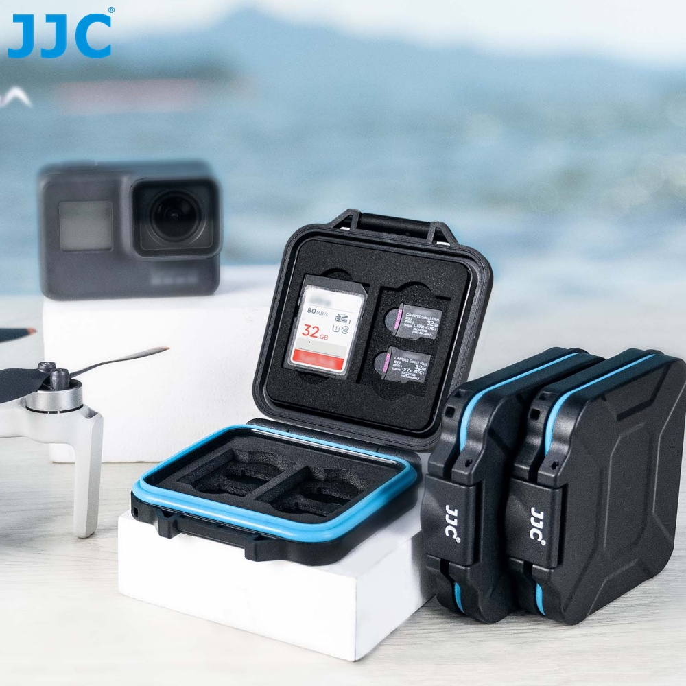 JJC กล่องใส่เมมโมรี่การ์ดกล้อง Memory Card Case เพื่อจัดเก็บ SD SDXC SDHC Micro SD MSD TF CFexpress 