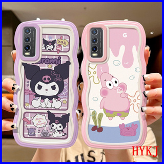 เคส Vivo Y12S เคส Vivo Y20 เคส Vivo Y20S เคสโทรศัพท์มือถือแบบนิ่ม tpu ลายการ์ตูนคลื่นใหญ่น่ารัก สําหรับ Vivo Y12A V2026 V2029 V2043 V2048 XX