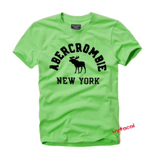 Abercrombie แฟชั่นเสื้อยืดแขนสั้นผู้ชาย