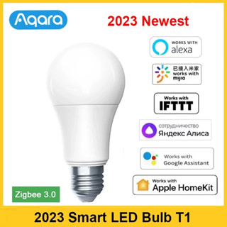 ใหม่ Aqara หลอดไฟ LED T1 Zigbee 3.0 E27 2700K-6500K 220-240V APP พร้อมรีโมตคอนโทรล สําหรับ Xiaomi Smart Home Mihome Homekit