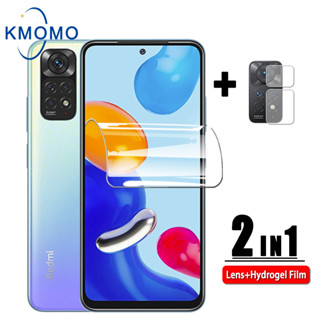 ฟิล์มไฮโดรเจลกันรอย แบบเต็มจอ Xiaomi Redmi Note 12 4G + 11 Pro 5G 11s 10 10s 9 9s 8 7 PPF ป้องกันรอยขีดข่วน TPU บางพิเศษ ฟิล์มเลนส์กล้องสำหรับ