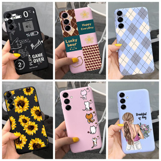 เคสโทรศัพท์มือถือ ซิลิโคนนิ่ม ผิวด้าน ลายหัวใจ สําหรับ Samsung Galaxy M54 5G SM-M546B 2023 M54