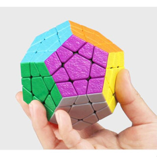 Sengso 3x3 อัญมณีห้าลูกบาศก์วิเศษ Megaminx ของเล่นลูกบาศก์วิเศษไร้สติกเกอร์