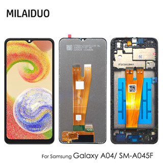 หน้าจอสัมผัสดิจิทัล lcd 6.5 นิ้ว สําหรับ Samsung Galaxy A04 A04 A045 A045F A045F DS