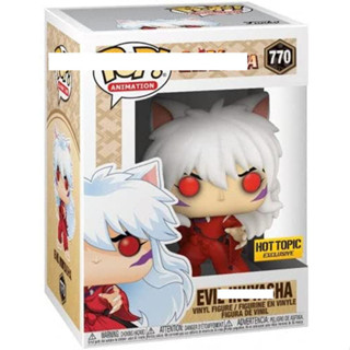 Funko Pop! แอนิเมชั่น EXCLUSIVE Evil Inuyasha (HT)  #770  ใหม่ ฟิกเกอร์ไวนิล พร้อมตัวป้องกัน