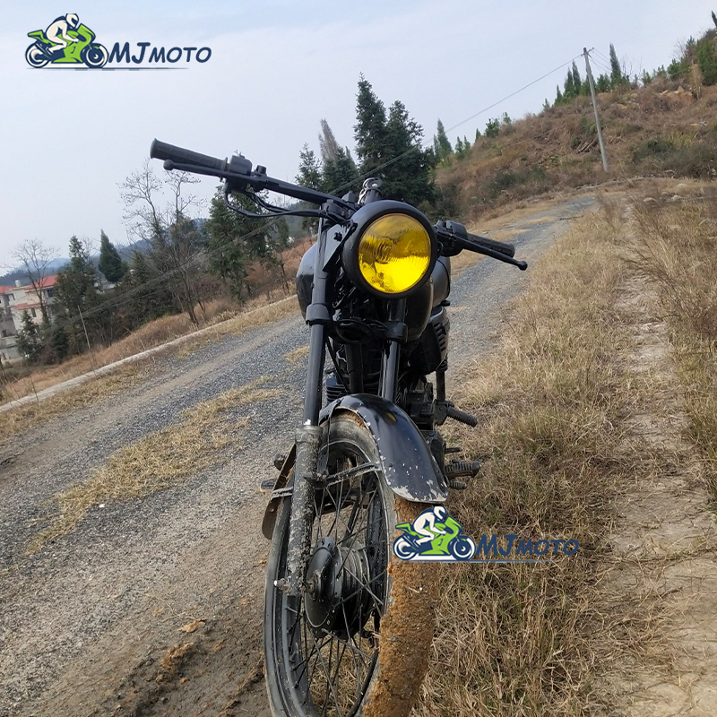 【MJMOTO】ชุดตัวยึดไฟหน้าฮาโลเจน 35w โลหะ สไตล์เรโทร สําหรับรถจักรยานยนต์ CG125 GN125 Harley Cafe Racer Honda - รูปที่ 4