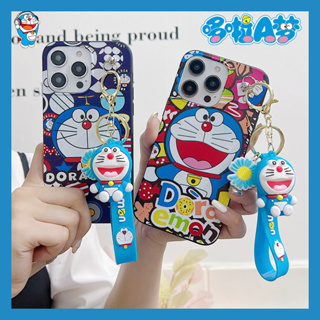 การ์ตูน น่ารักจัง Doraemon สร้อยข้อมือ เจ้าชาย เคส iPhone xr 7 8 plus 14 pro max ไอโฟน xs 13 12 11 pro max 6s plus se 2020 case