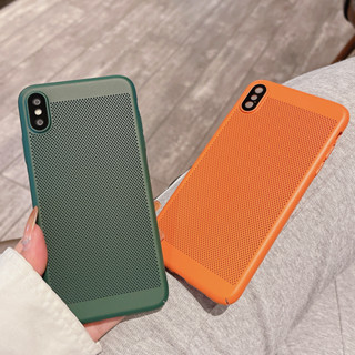 เคสตาข่ายกลวง ระบายอากาศ กระจายความร้อน สําหรับ iPhone X XR XS Max