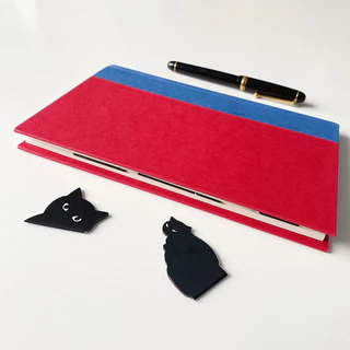 Penlab Black Cat Bookmark Set 6 ชิ้นน่ารักการ์ตูนหน้าแม่เหล็กคลิปสําหรับหนังสืออ่านของขวัญเครื่องเขียนที่ไม่ซ้ํากัน