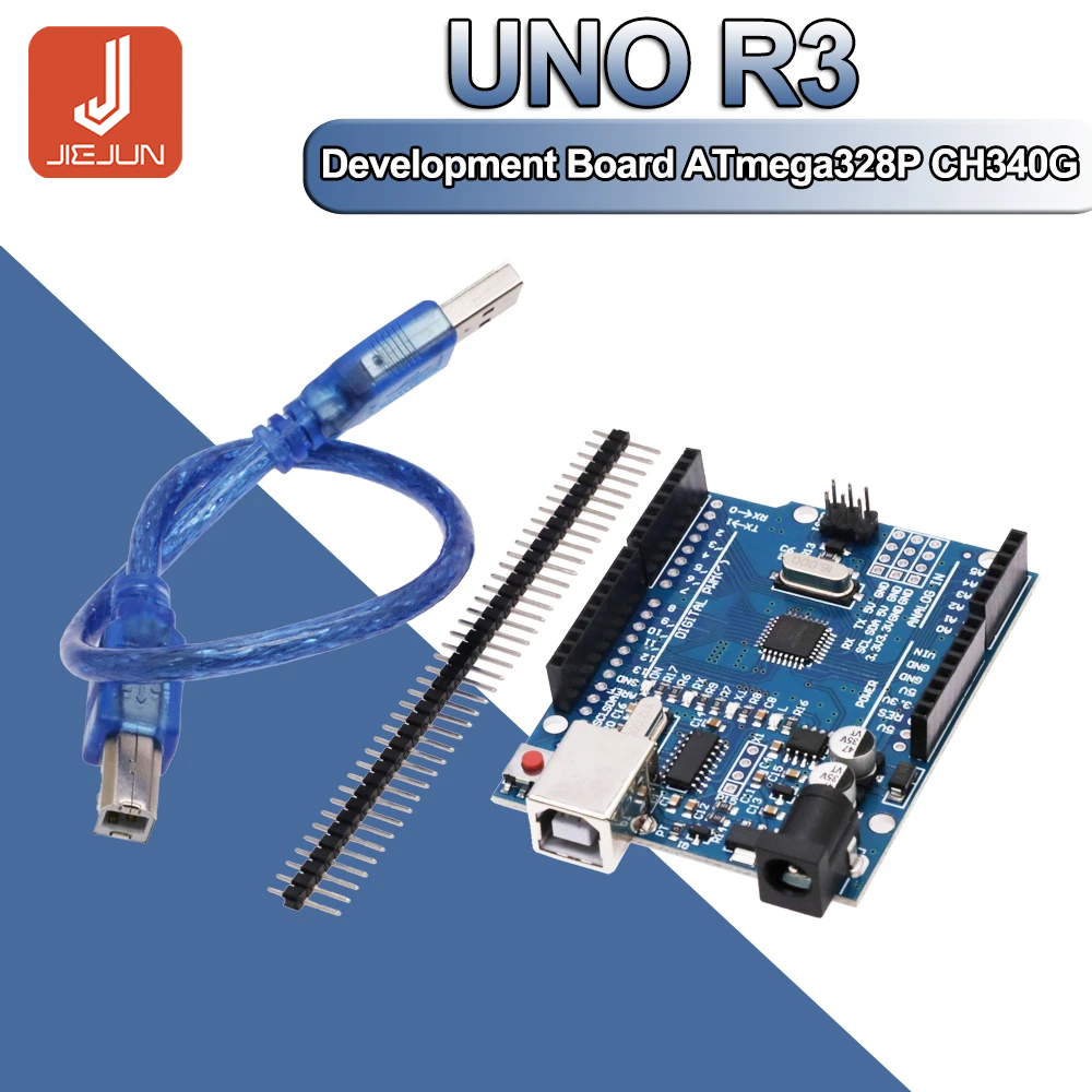 Uno R3 บอร์ดทดลอง TYPE-C Micro Mini USB ATmega328P CH340 CH340G สําหรับ Arduino UNO R3 พร้อมหัวหมุดตรง