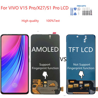 อะไหล่หน้าจอสัมผัสดิจิทัล LCD แบบเปลี่ยน สําหรับ VIVO V15 Pro X27 S1 Pro