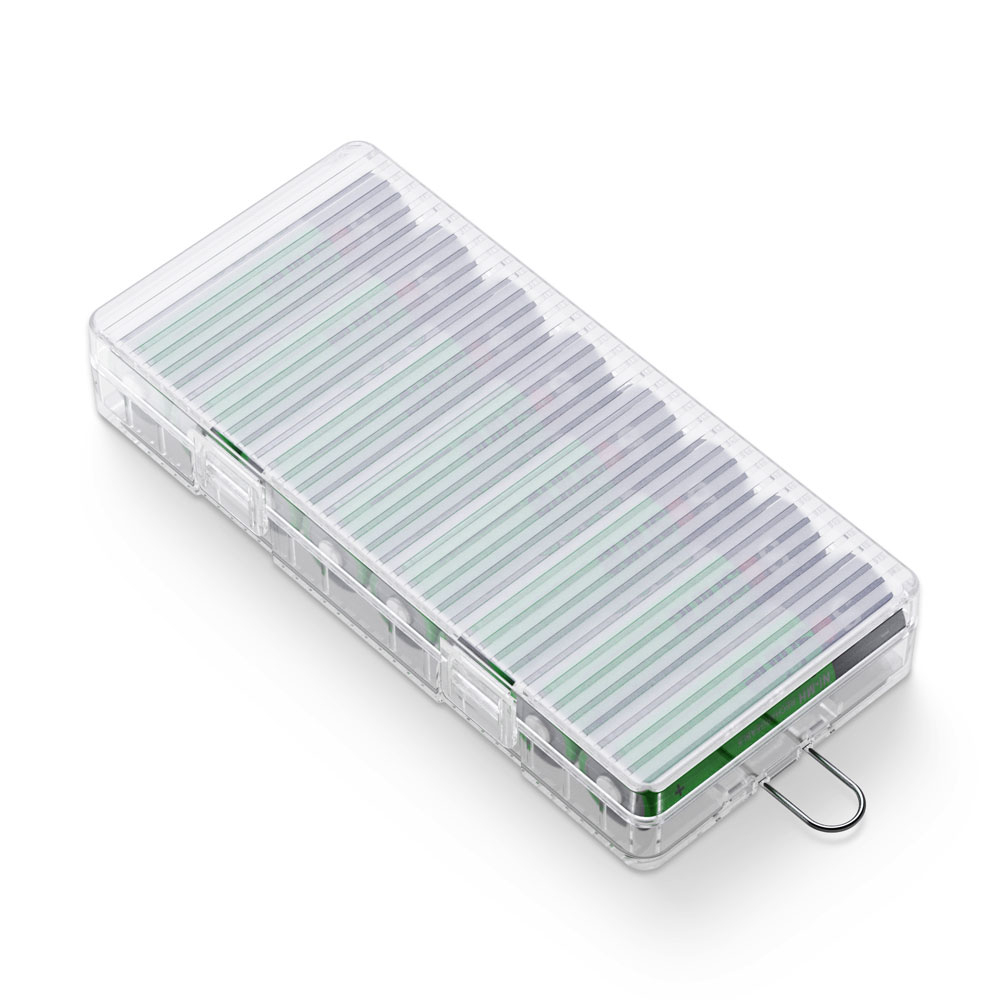 Soshine AA Battery Storage Case Holder สําหรับ 1-8 ชิ้น AA/14500 แบตเตอรี่ 1 แพ็ค (ไม่รวมถาด)