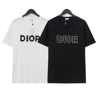 Dior เสื้อกันหนาว มีฮู้ด ผ้าฝ้ายแท้ ปักลาย แฟชั่นฤดูใบไม้ร่วง และฤดูหนาว สําหรับผู้ชาย และผู้หญิง