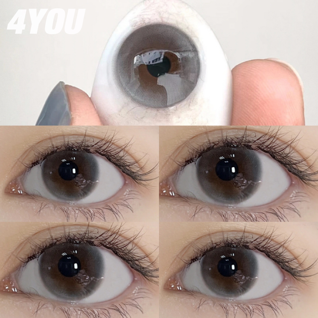 Power Lens 4YOU (COD&Free gift) คอนแทคเลนส์ สีเทา 14.00 มม. 2 ชิ้น