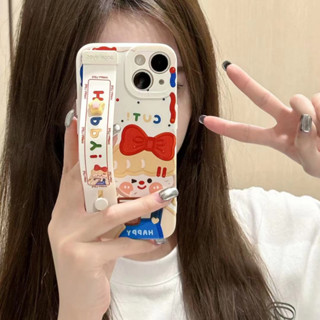 เคสโทรศัพท์มือถือแบบนิ่ม Tpu พร้อมสายคล้องมือ สําหรับ iPhone 12promax 13promax 11 14 14promax 14pro 11