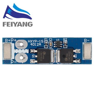 Bms บอร์ดป้องกันแบตเตอรี่ลิเธียม 1S 12A 16A 24A 3.7V LiFePO4 18650 4.2V ชาร์จแรงดันไฟฟ้า ลัดวงจร การป้องกันการชาร์จเกิน