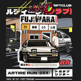 น้ําหอมปรับอากาศรถยนต์ Fujiwara Tofu Shop AE86 Initial D น้ําหอมผ้าฝ้าย กระจกมองหลัง กระดาษการ์ดจี้