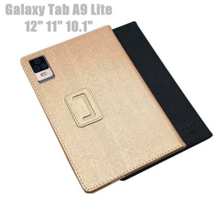 Flip Case for Samsung Galaxy Tab A9 Lite 12" 11" 10.1" Silk Pattern Cover Flip Foldable Stand Full Body Protective Case