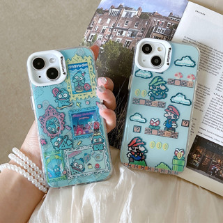 เคสโทรศัพท์มือถือแบบนิ่ม TPU กันรอยกล้องสองด้าน สําหรับ iphone Case 14 Pro Max 13 Pro Max 12 Pro Max