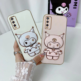 เคสซิลิโคนนิ่ม พร้อมกระจกแต่งหน้า สําหรับ Vivo V2043 V2032 V2026 V2029 V2027 V2037 V2052 V2042 V2048 V2054